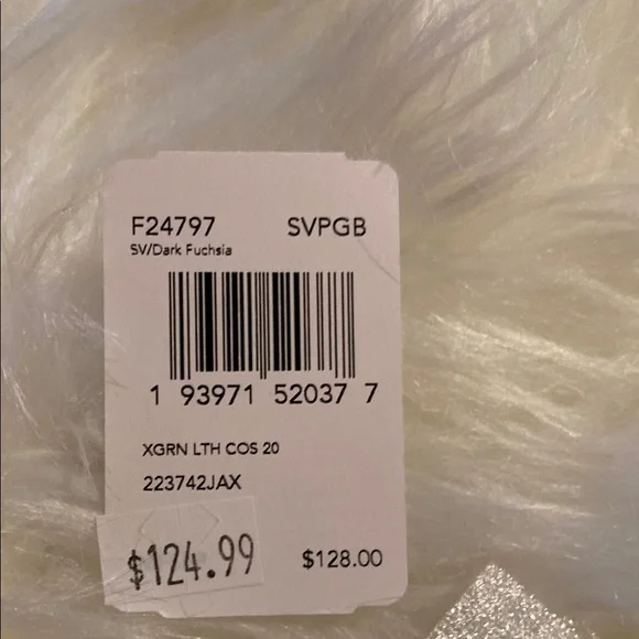 Coach Red Leather Cosmetic Bag in Dark Fuchsia F24707 - Picture 4 of 4